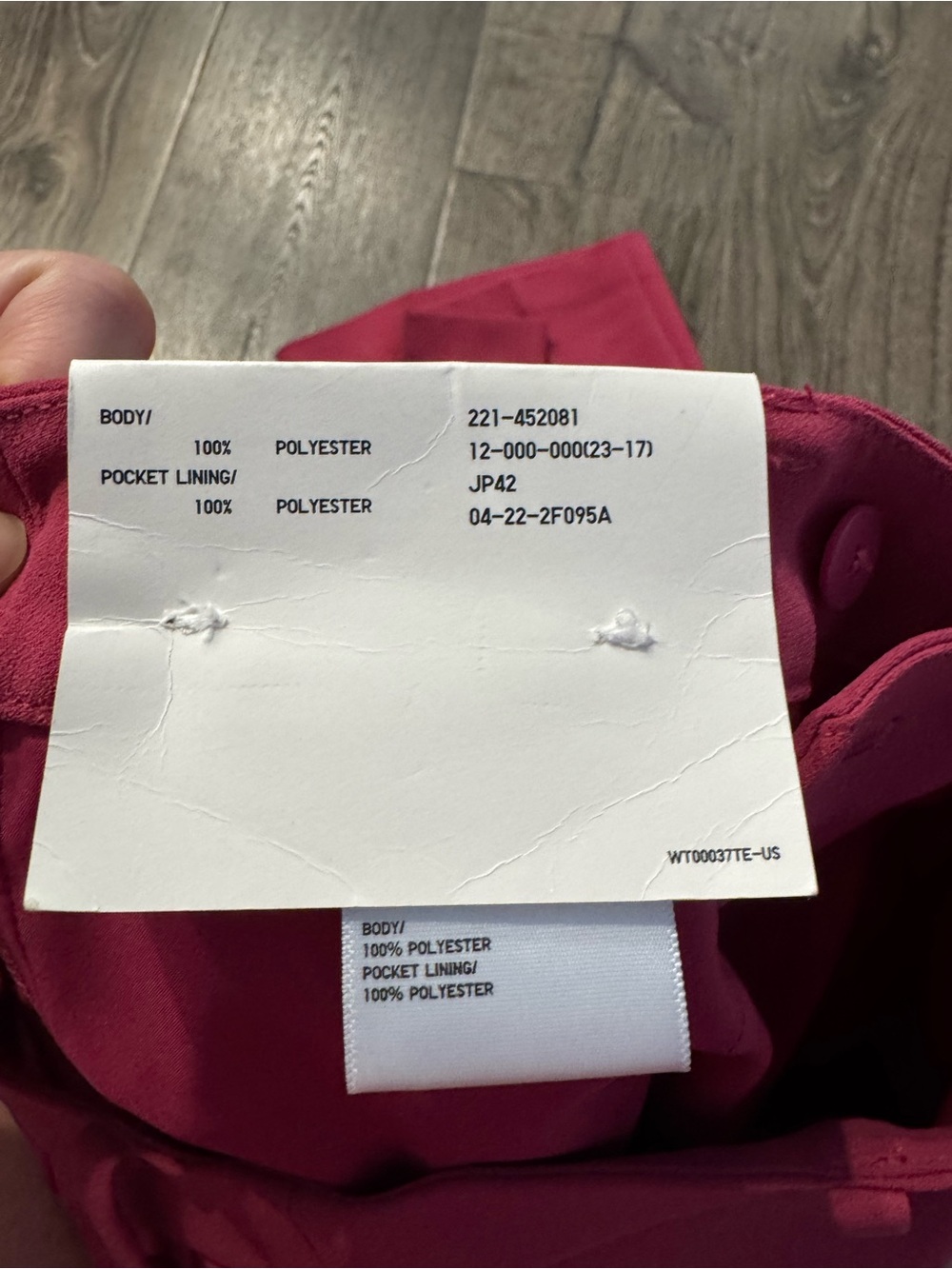 Uniqlo women drape flared Dress Pants Pink size 0 NWT - Picture 6 of 7